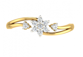 Contemporary  Diamond Ring - Bella Collection