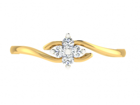 Traditional Diamond Ring - Floral  Collection