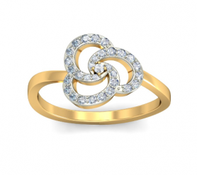Two-tone Diamond Ring - Nakshatra Collection