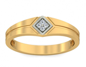 Two-tone Diamond Band - Stolid Collection