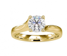 Solitaire Diamond Ring Bypass