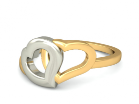Cherie Two-tone Gold Ring
