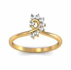 Chic Diamond Promise Ring